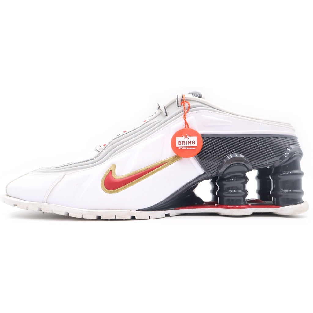 NIKE(ナイキ) ×Martine Rose WMNS SHOX MR4 White Varsity Red