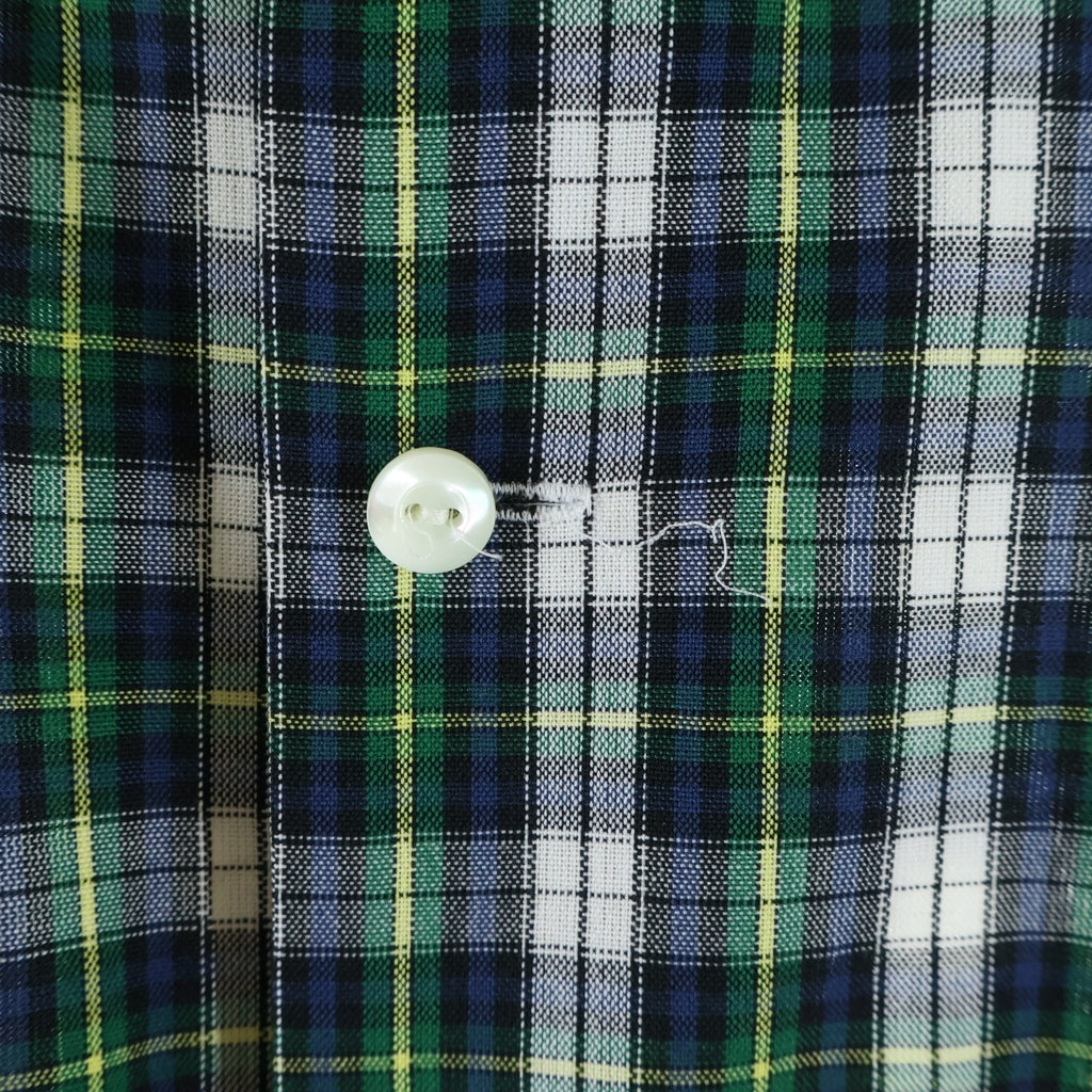 NO BRAND(ノーブランド) 【Stockholm Surfboard Club】CLUB OVERSHIRT ストックホルム サーフボード クラブ クラブオーバーシャツ チェック グリーン 7854120266
