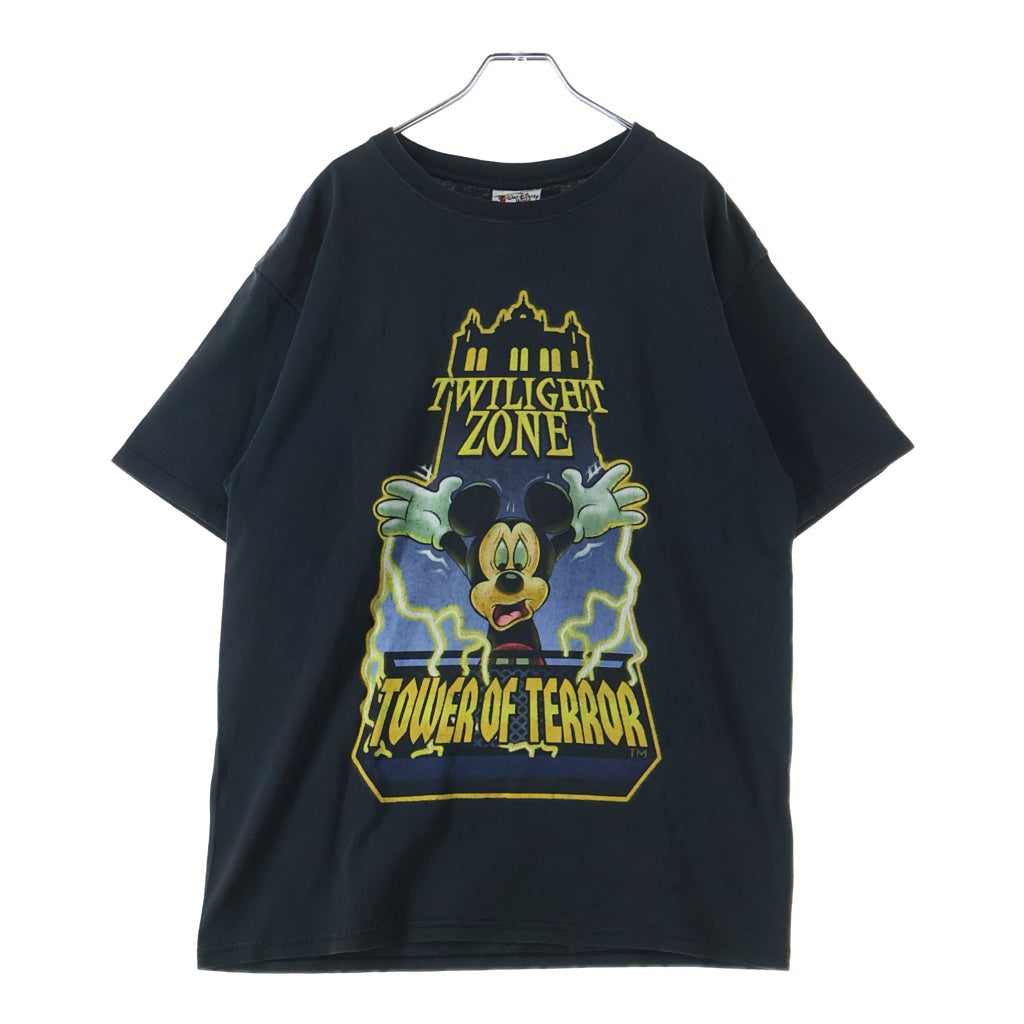 VINTAGE(ヴィンテージ) 90's VINTAGE Walt Disney World TOWER OF TERROR ヴィンテージ ウォルトディズニー ミッキーマウス タワーオブテラー プリント 半袖Tシャツ カットソー