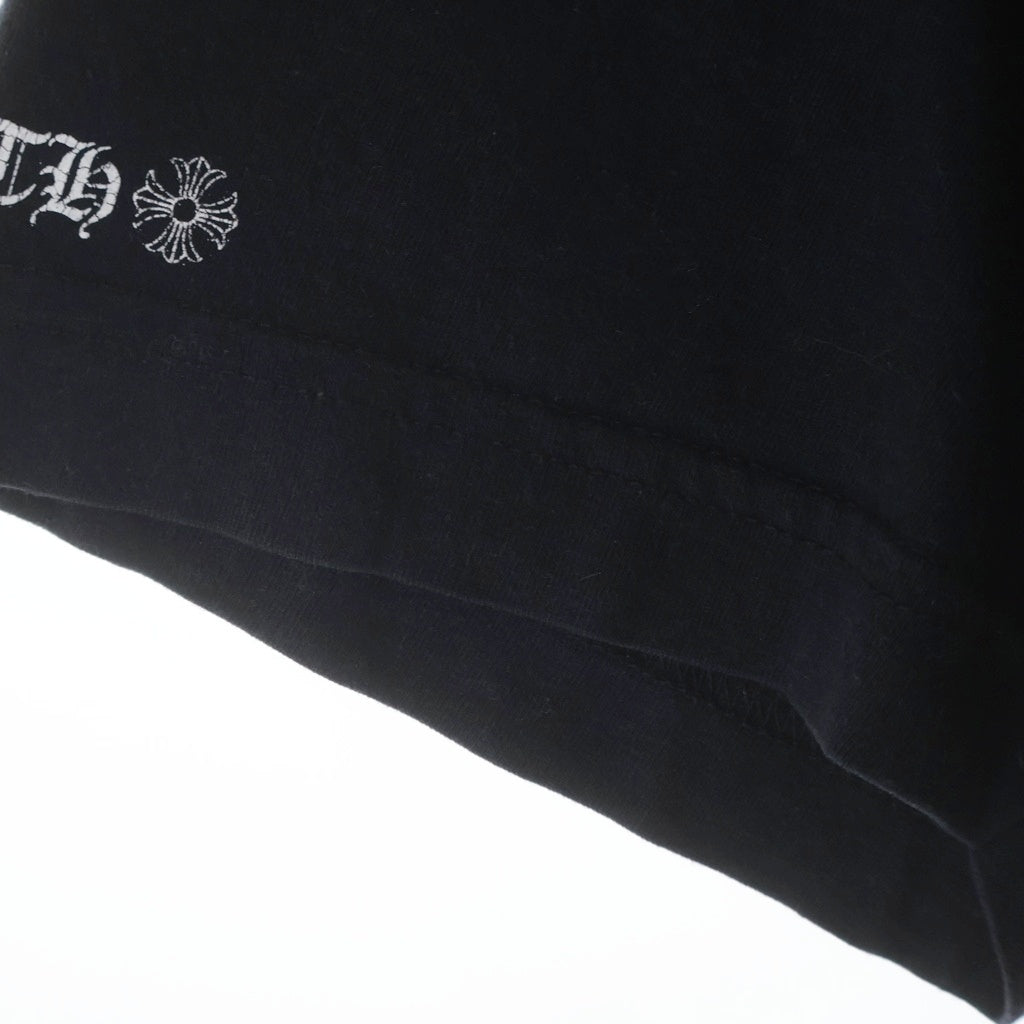 CHROME HEARTS(クロムハーツ) St.Barth Limited Scroll Label Tee セントバース限定 スクロールラベル 半袖Tシャツ カットソー ブラック/ブルー