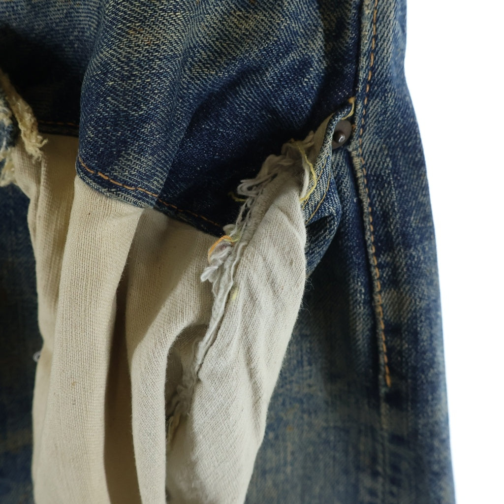 Levi's(リーバイス) 50S VINTAGE 501XX 紙パッチギャラ入り 両面タブ 隠しリベット裏刻印13 デニムパンツ インディゴ