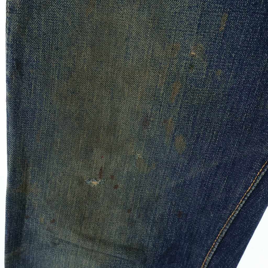 Levi's(リーバイス) 40S VINTAGE 501XX 47モデル 革パッチ 片面タブ 隠しリベット裏刻印13 デニムパンツ インディゴ