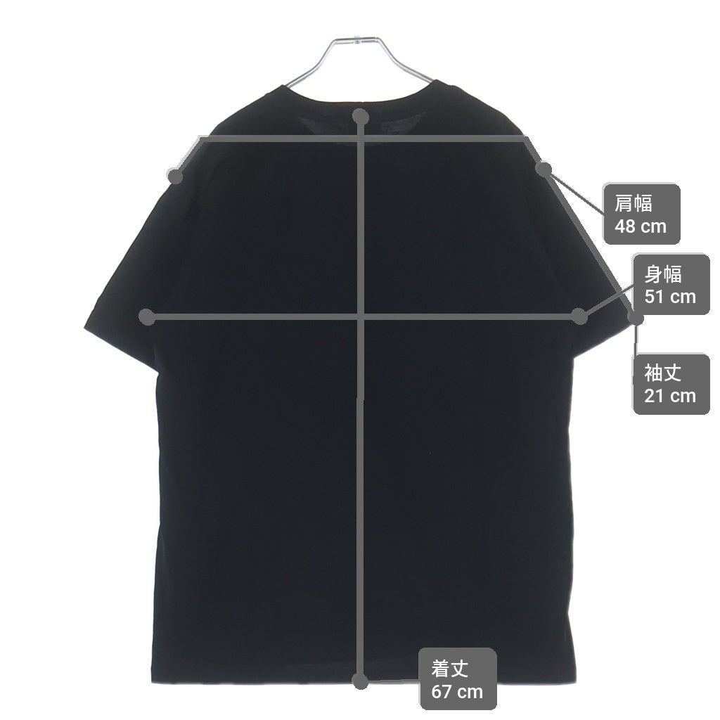 CELINE(セリーヌ) ルーズフィットロゴプリント半袖Tシャツ カットソー ブラック 2X681671Q