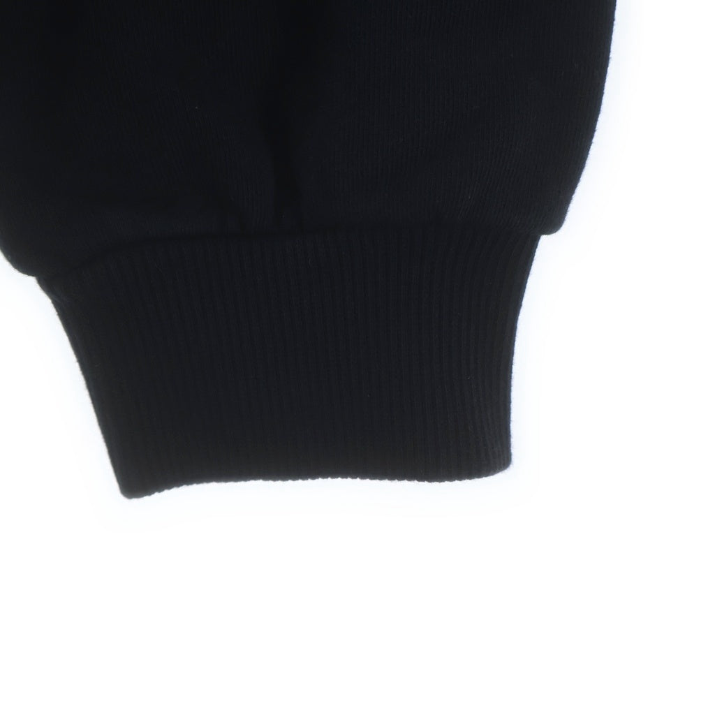 CELINE(セリーヌ) 21AW Loose Sweatshirt In Cotton Fleece ドローコード プルオーバー フーディー スウェット パーカー ブラック 2Y468670Q