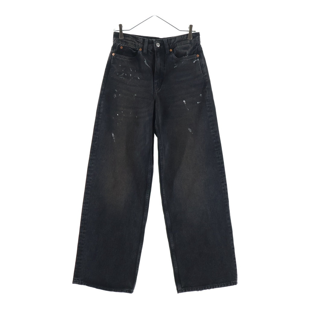 OUR LEGACY(アワーレガシー) FULL CUT DENIM フルカット ウォッシュ ストレートデニムパンツ ブラック W2265FN