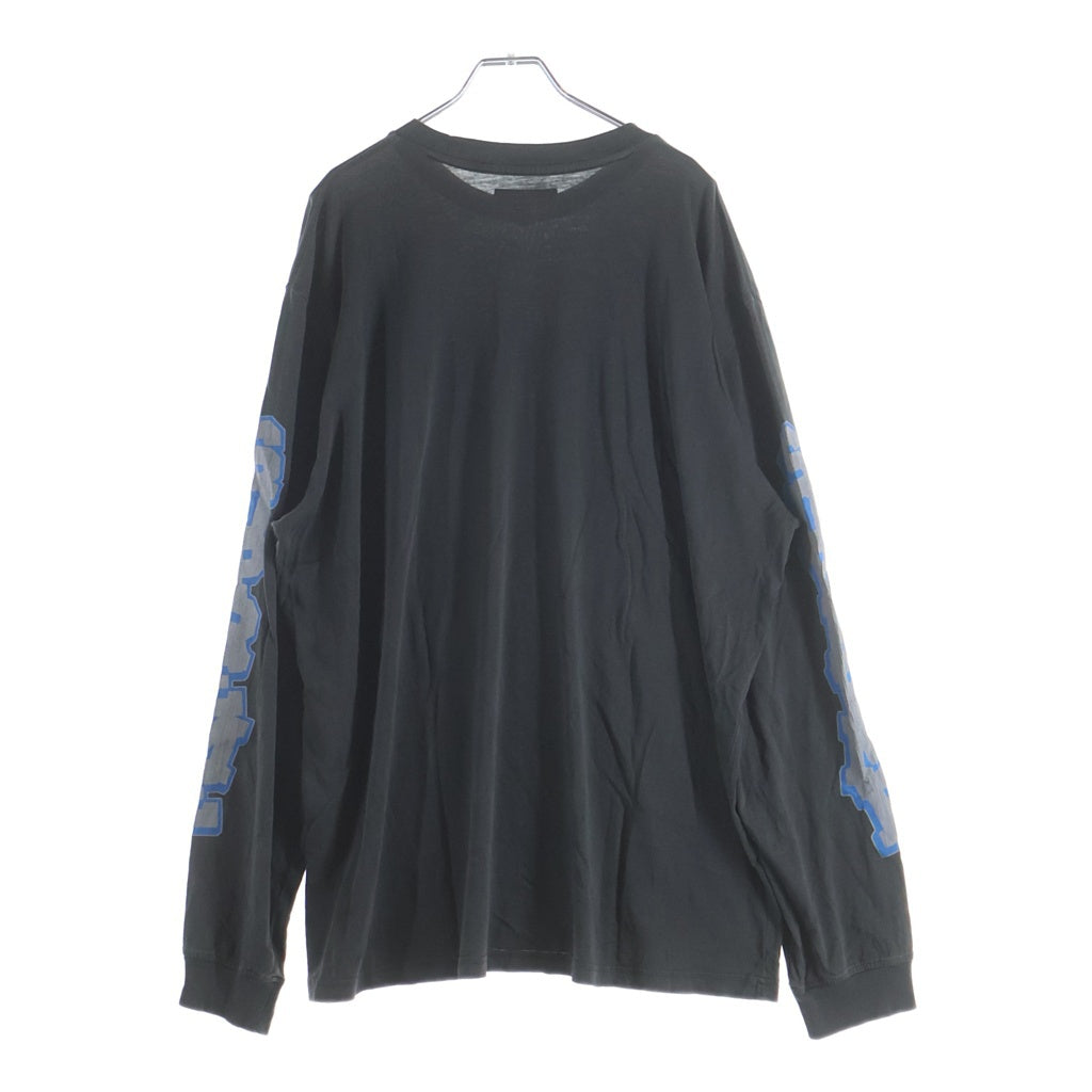 SUPREME(シュプリーム) 26SS Cracked Sleeve L/S Top Washed Black クラックドスリーブ ロングスリーブトップ ウォッシュドブラック 長袖Tシャツ チャコール