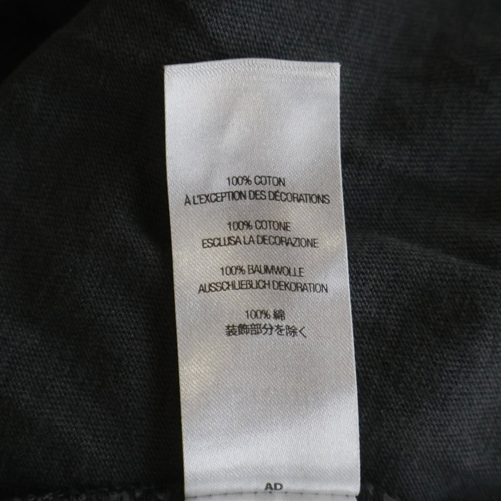 SUPREME(シュプリーム) 26SS Cracked Sleeve L/S Top Washed Black クラックドスリーブ ロングスリーブトップ ウォッシュドブラック 長袖Tシャツ チャコール