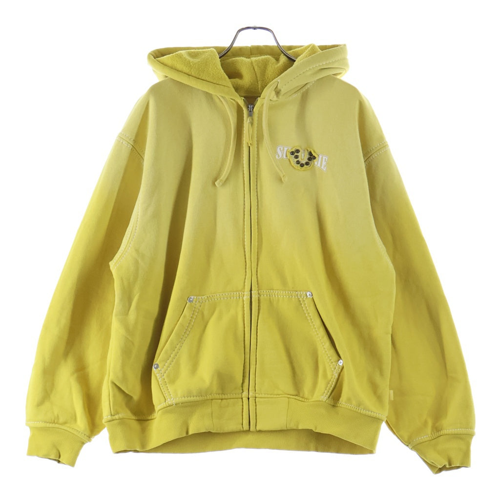 SUPREME(シュプリーム) 25SS ×True Religion Zip Up Hooded Sweatshirt トゥルーレリジョン ジップアップフーディースウェット パーカー イエロー