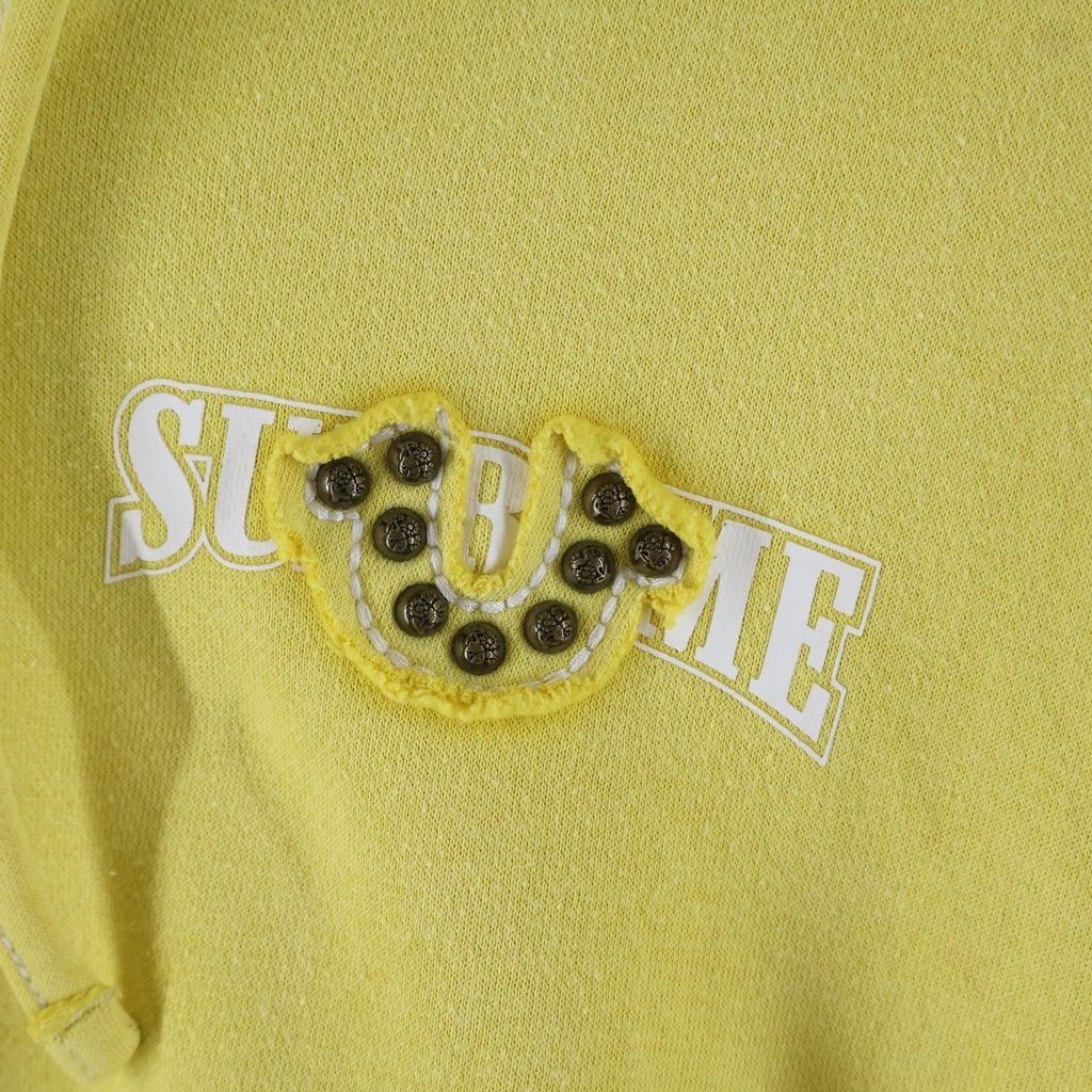 SUPREME(シュプリーム) 25SS ×True Religion Zip Up Hooded Sweatshirt トゥルーレリジョン ジップアップフーディースウェット パーカー イエロー