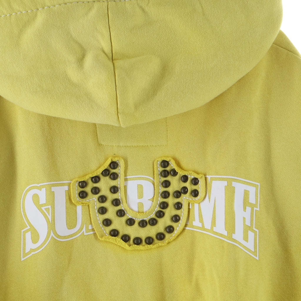 SUPREME(シュプリーム) 25SS ×True Religion Zip Up Hooded Sweatshirt トゥルーレリジョン ジップアップフーディースウェット パーカー イエロー