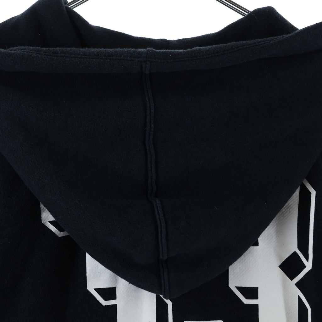 NIKE(ナイキ) 18SS ×オフホワイト フットボール コレクション ロゴプリント プルオーバー スウェット パーカー AA3257-010
