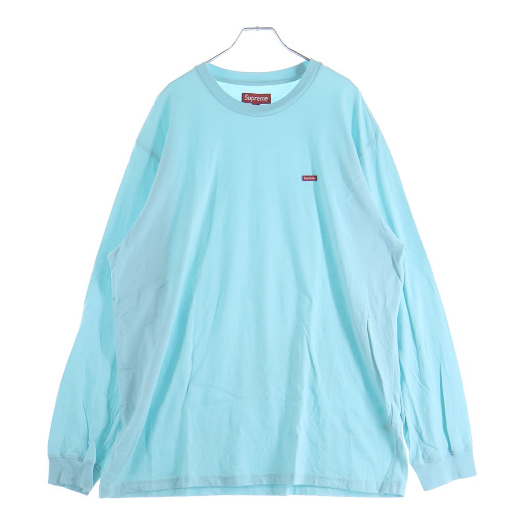 SUPREME(シュプリーム) 26SS Small Box L/S Tee スモールボックス 長袖Tシャツ カットソー シアン
