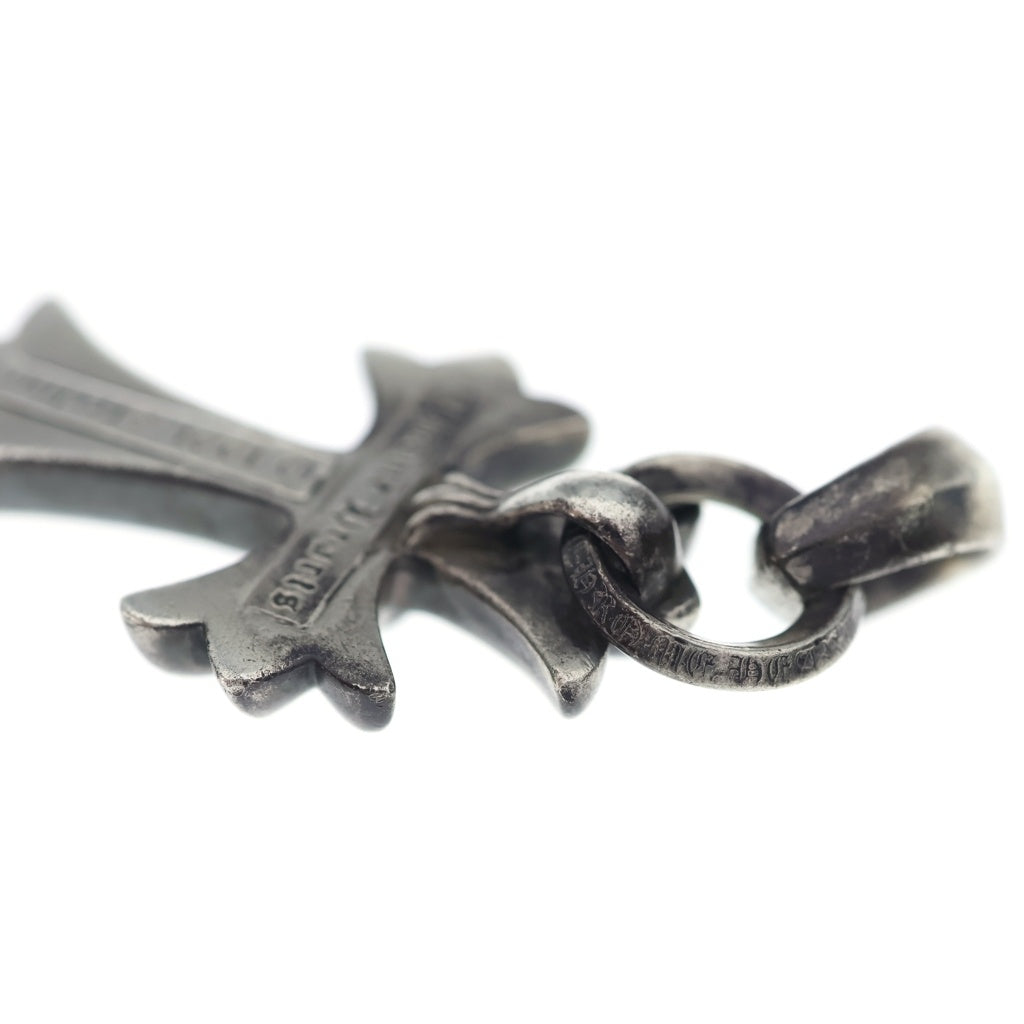 CHROME HEARTS(クロムハーツ) CH CRS SML W/BALE Wベイル スモールCHクロス ペンダントトップ シルバー BCA218