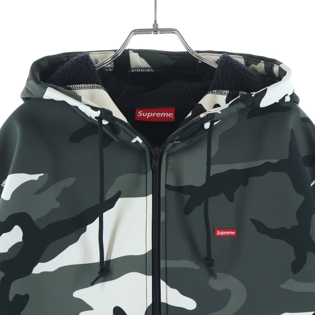SUPREME(シュプリーム) 20AW WINDSTOPPER Zip Up Hooded Sweatshirt ウインドストッパー ジップアップフーディースウェットシャツ グレー