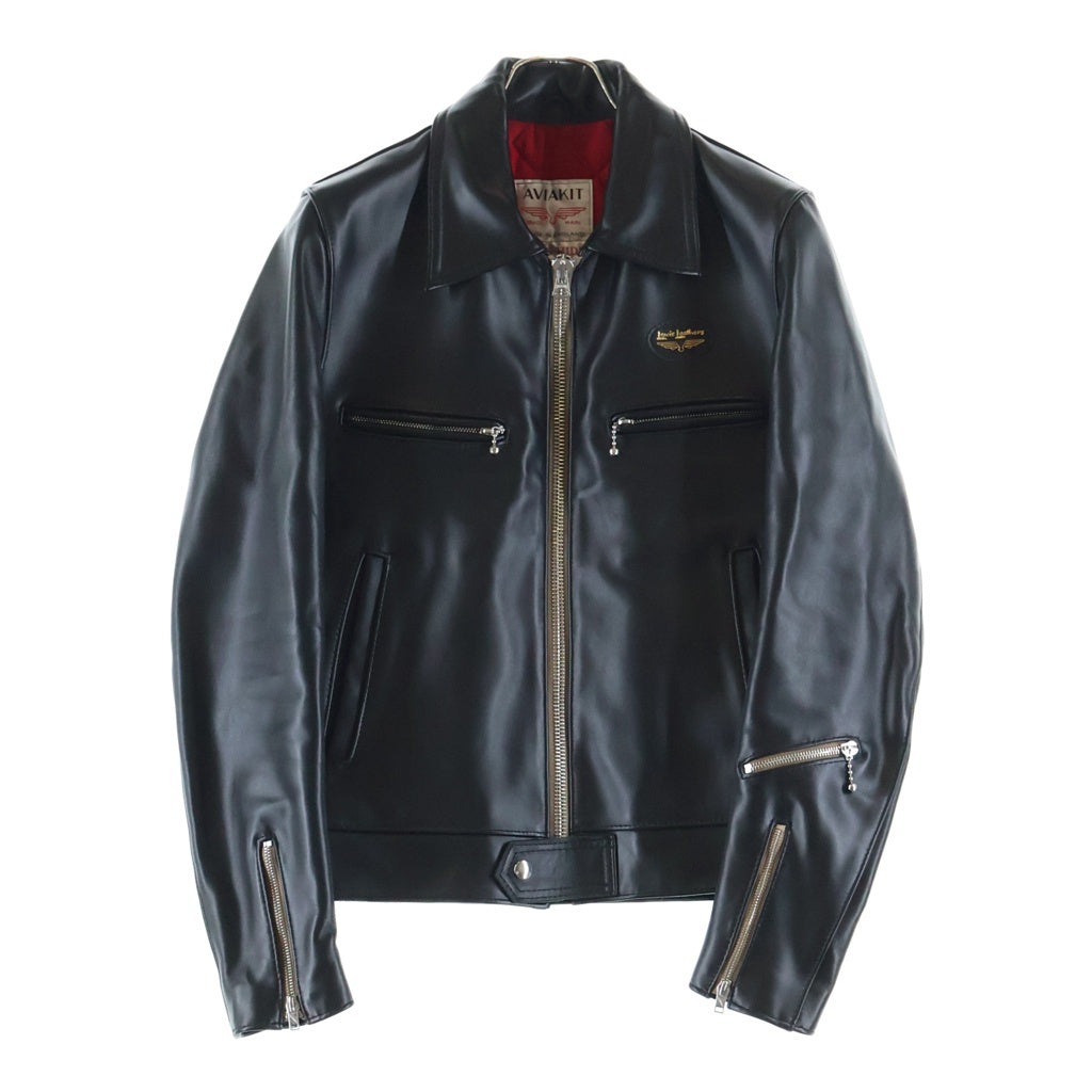Lewis Leathers(ルイスレザー) DOMINATOR 551T HORSE HIDE ドミネーター タイトフィット ホースハイド シングルライダースジャケット ブラック