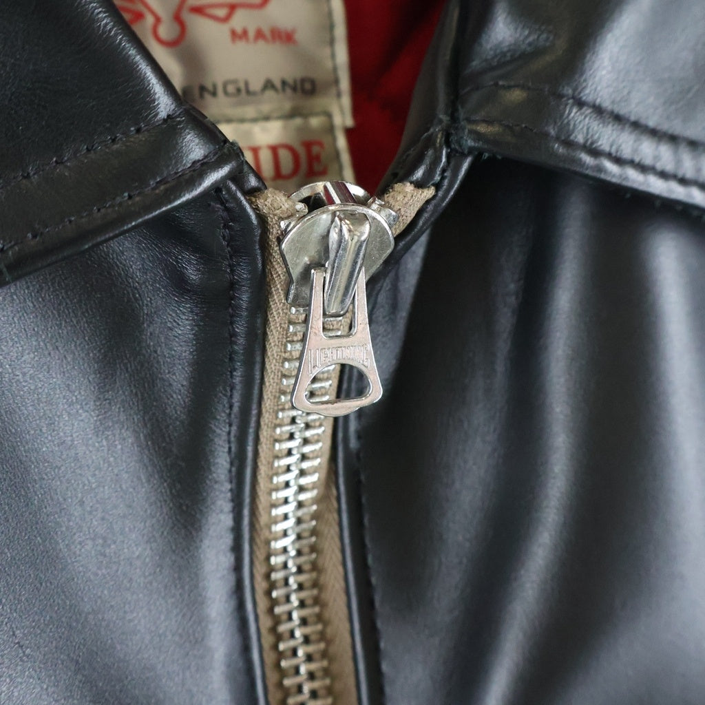 Lewis Leathers(ルイスレザー) DOMINATOR 551T HORSE HIDE ドミネーター タイトフィット ホースハイド シングルライダースジャケット ブラック