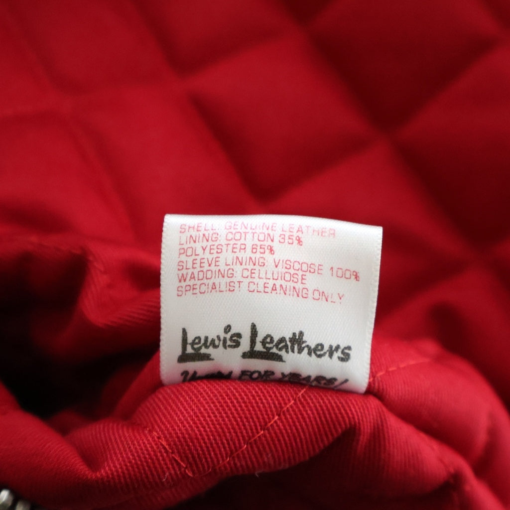 Lewis Leathers(ルイスレザー) DOMINATOR 551T HORSE HIDE ドミネーター タイトフィット ホースハイド シングルライダースジャケット ブラック