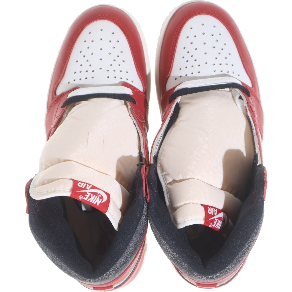 NIKE(ナイキ) AIR JORDAN 1 HIGH OG CHICAGO LOST & FOUND DZ5485-612 エアジョーダン1 ハイ ロスト アンド ファウンド ハイカットスニーカー レッド/ホワイト US8.5/26.5cm