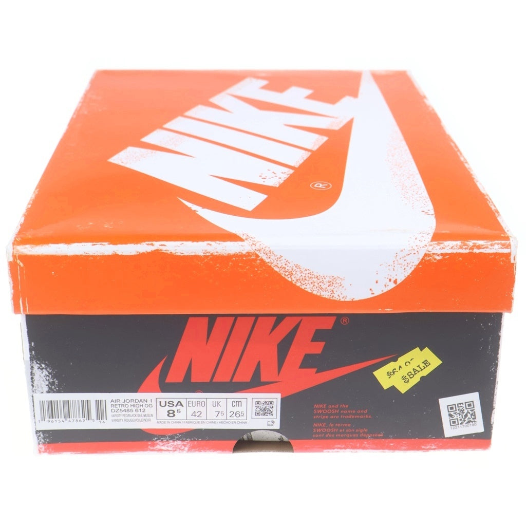 NIKE(ナイキ) AIR JORDAN 1 HIGH OG CHICAGO LOST & FOUND DZ5485-612 エアジョーダン1 ハイ ロスト アンド ファウンド ハイカットスニーカー レッド/ホワイト US8.5/26.5cm