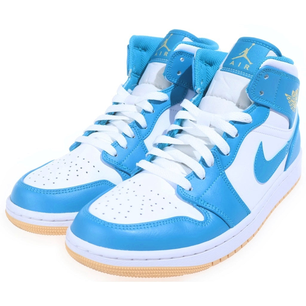 NIKE(ナイキ) AIR JORDAN 1 MIDD AQUATONE DQ8426-400 エアジョーダン1 ミッド アクアトーン ハイカットスニーカー ホワイト/ブルー US9/27cm