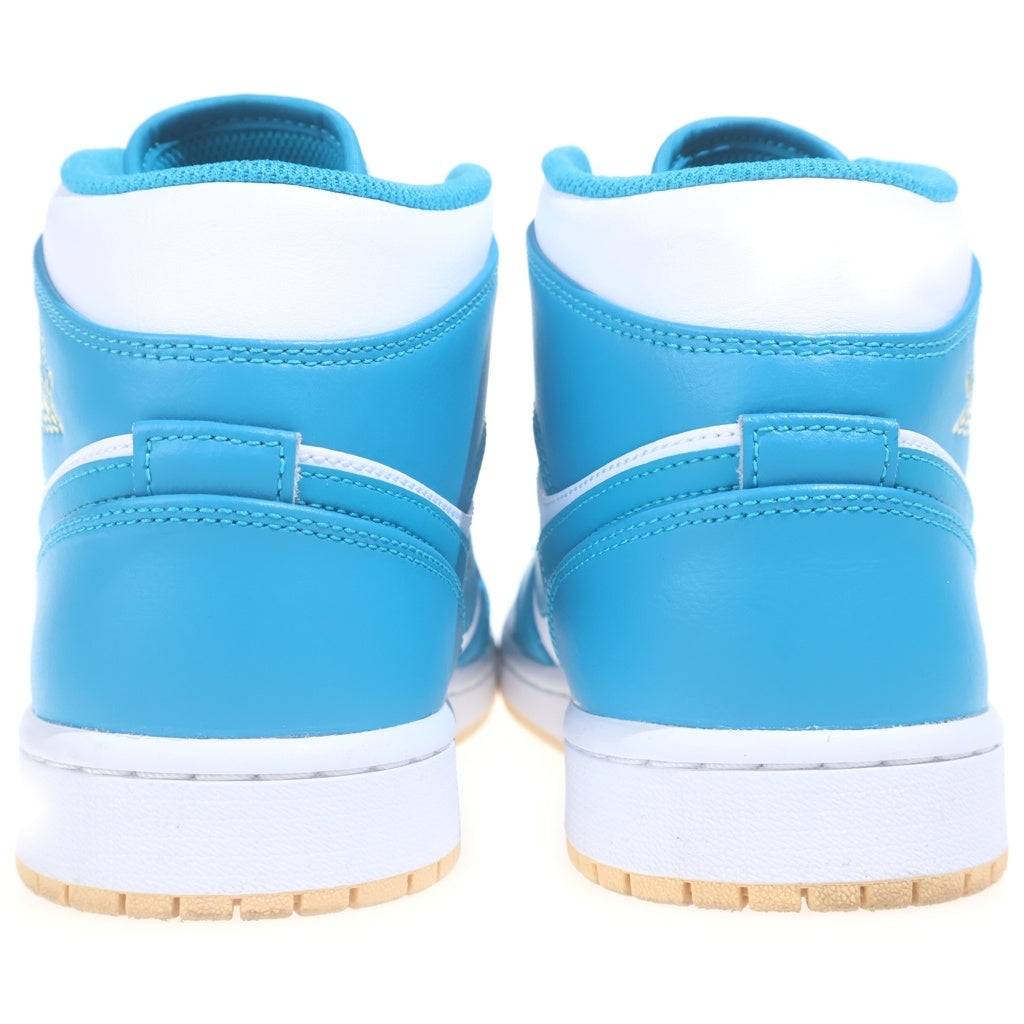 NIKE(ナイキ) AIR JORDAN 1 MIDD AQUATONE DQ8426-400 エアジョーダン1 ミッド アクアトーン ハイカットスニーカー ホワイト/ブルー US9/27cm