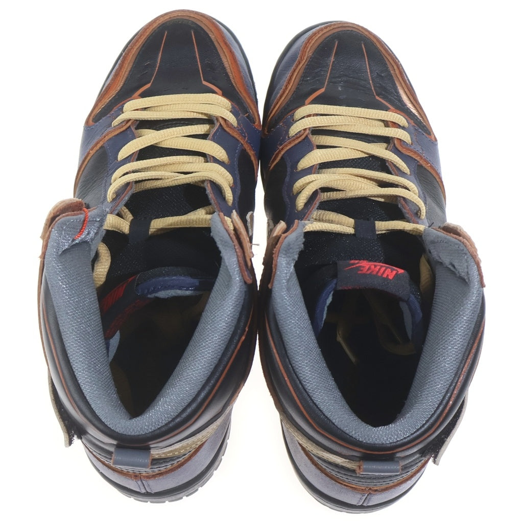 NIKE(ナイキ) ×GUNDAM UNICORN DUNK HIGH PRO QS BANSHEE DH7717-400 ガンダムユニコーン ダンク バンシィ ハイカットスニーカー ブラック US9.5/27.5cm