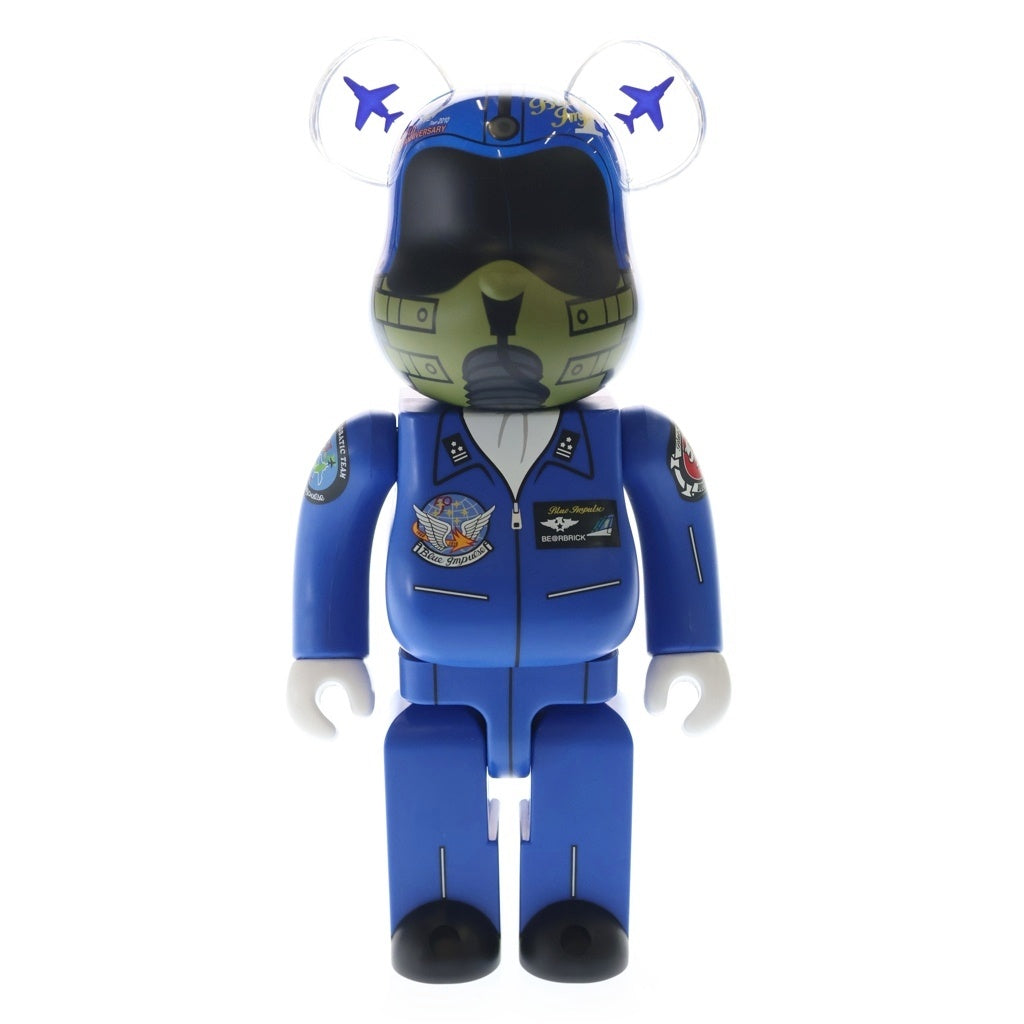 MEDICOM TOY(メディコムトイ) BE@RBRICK 400% BLUE IMPULSE ベアブリック ブルーインパルス フィギュア 人形 ブルー