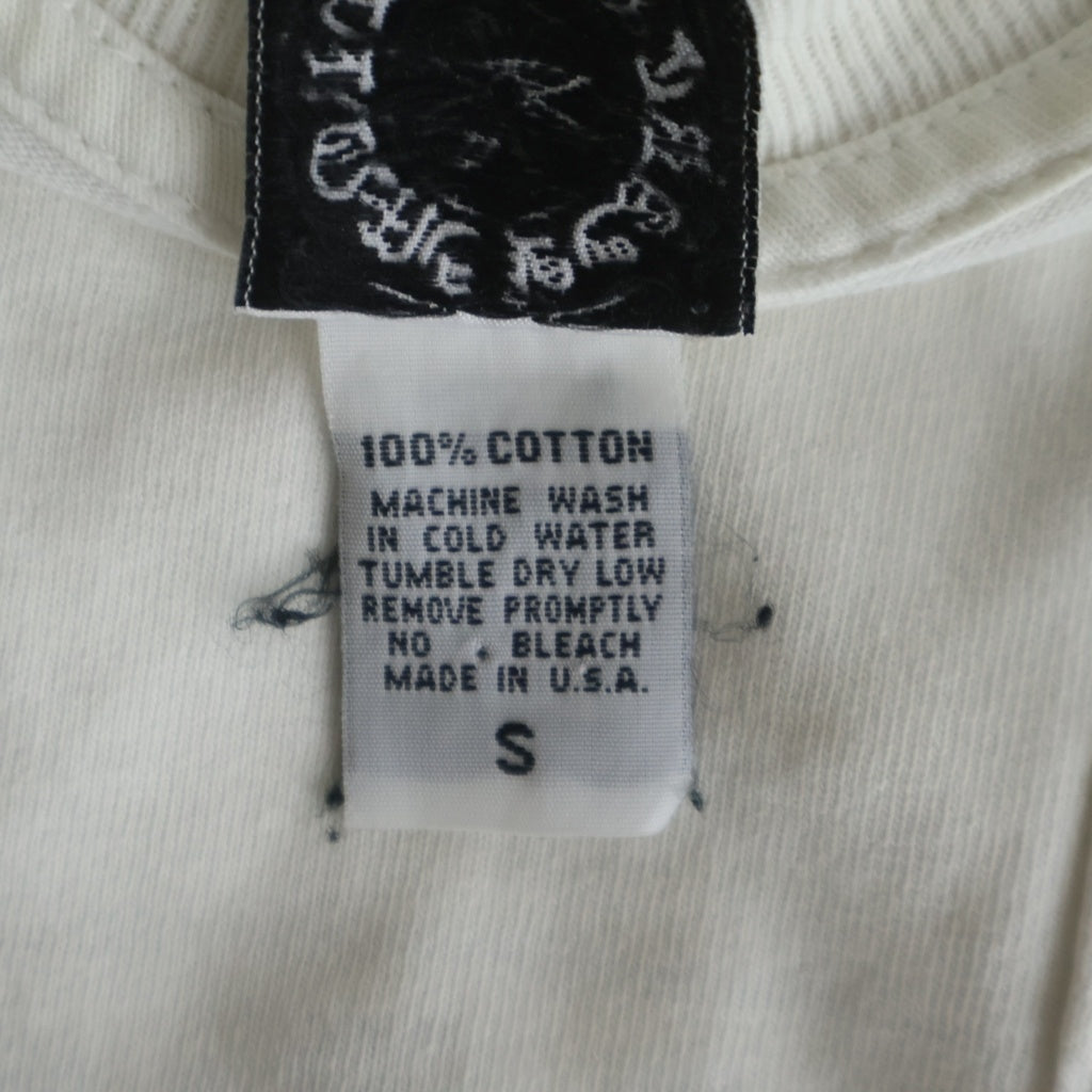 CHROME HEARTS(クロムハーツ) OLD CH S/S T-SHIRT オールド ネックロゴ ヴァインダガープリント 半袖Tシャツカットソー ホワイト