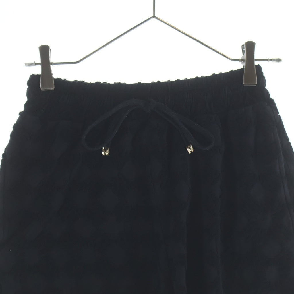 AMIRI(アミリ) MA QUAD タオリング ドローストリング ショートパンツ ショーツ ブラック レディース AWJYSH1014