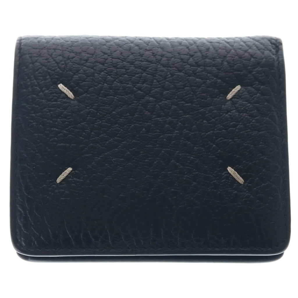 Maison Margiela(メゾンマルジェラ) 4ステッチ 二つ折り財布 コンパクトウォレット ブラック S56UI0140