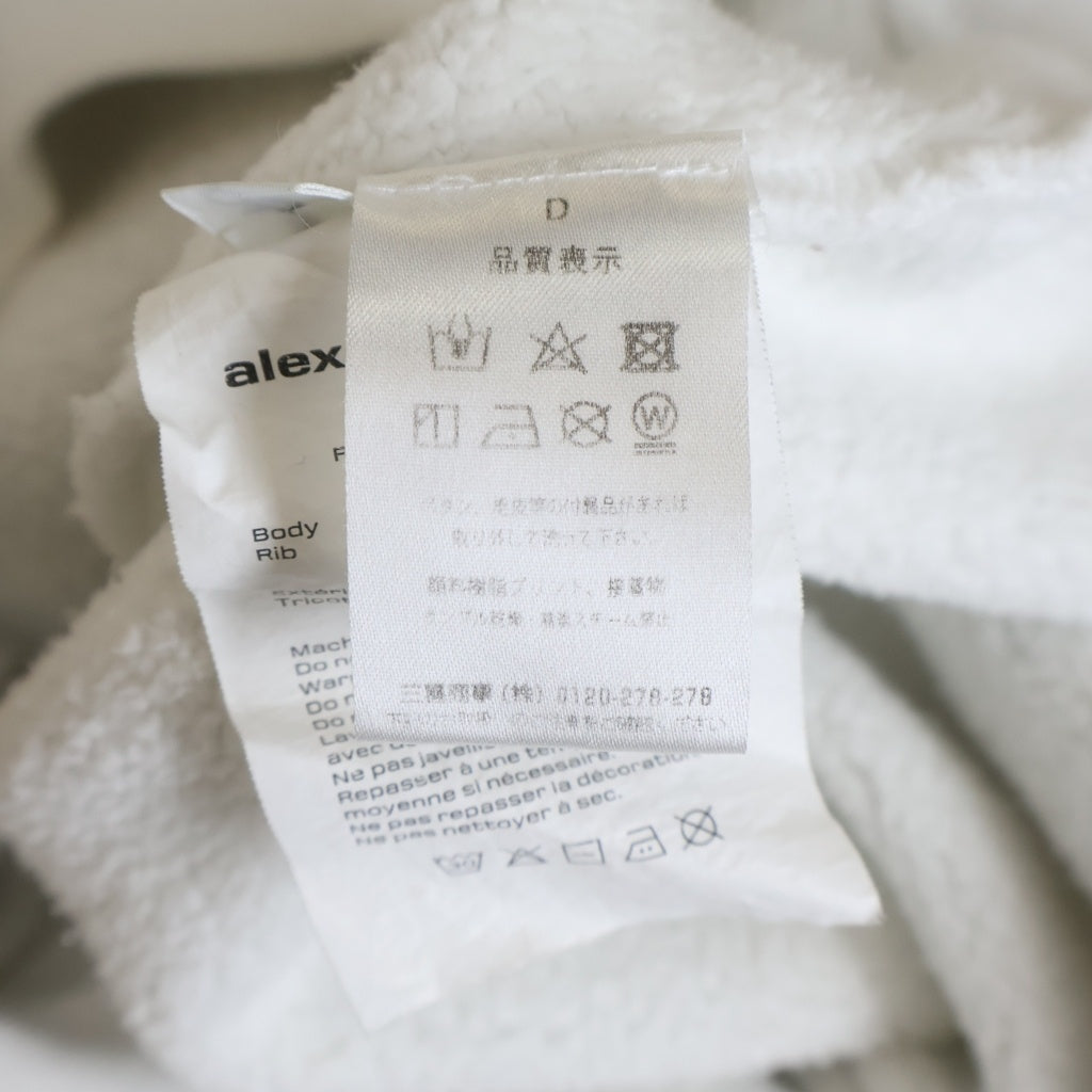 ALEXANDER WANG(アレキサンダーワン) CLASSIC SWEATSHIRT HOODIE WITH LIPSTICK GRAPHIC クラシック リップスティック フーディーパーカー ホワイト