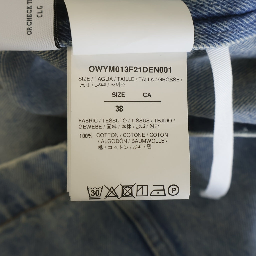 OFF-WHITE(オフホワイト) DENIM SHIRT DRESS デニム シャツ ドレス ワンピース レディース インディゴ OWYM013F21DEN001