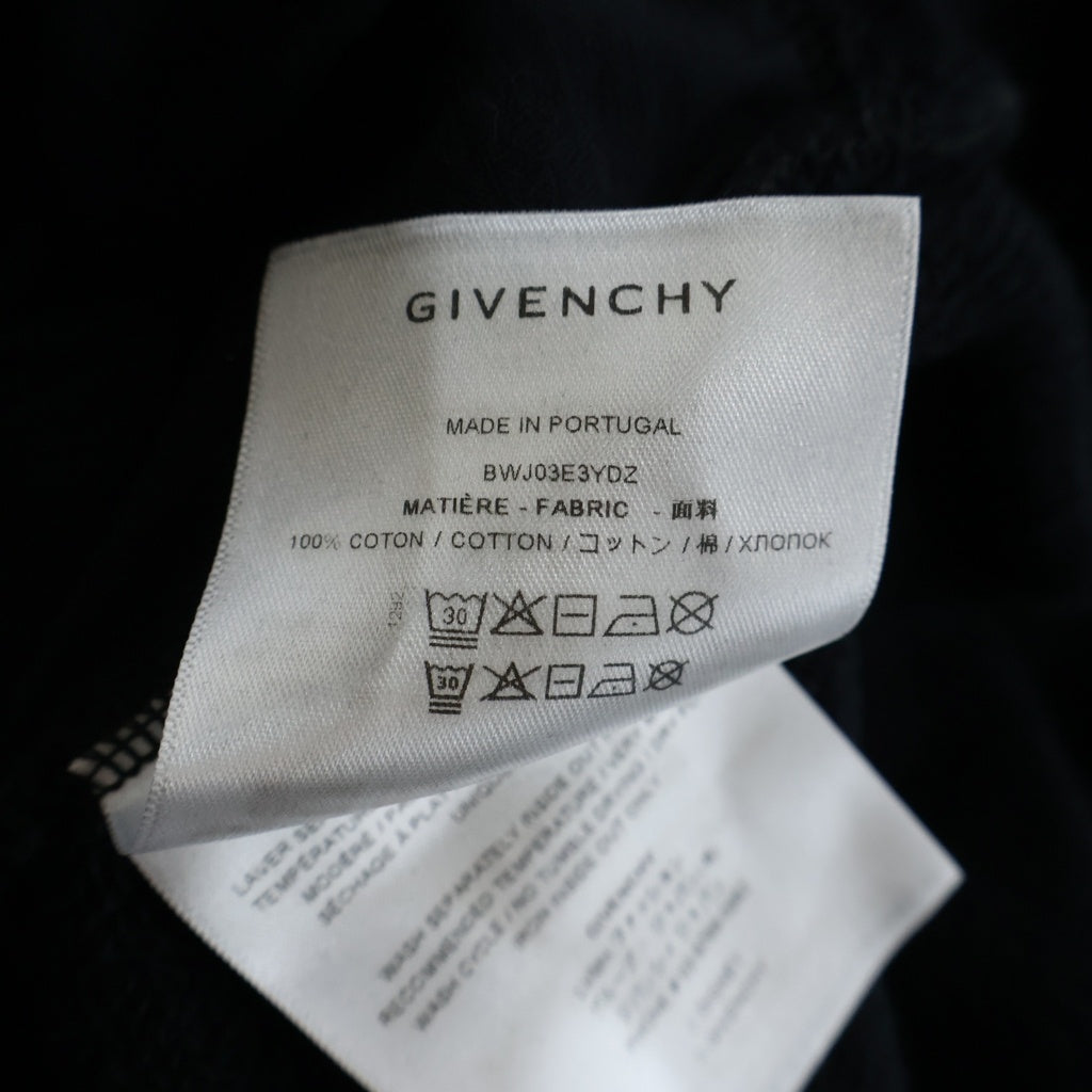 GIVENCHY(ジバンシィ) ×Disney フロント バンビ ラメ加工 スウェットパーカー フーディー ブラック BWJ03E3YDZ