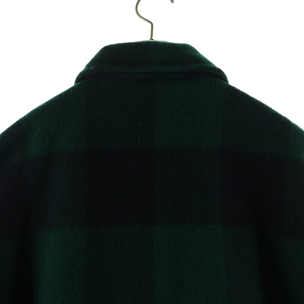 POLO RALPH LAUREN(ポロラルフローレン) 90s ブロック チェック ジップアップ ジャケット ブルゾン グリーン