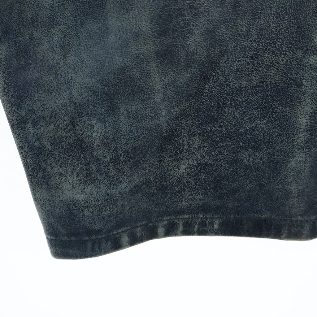 DIESEL(ディーゼル) 26SS P-VYLL-QMBW レザーパンツ シープスキン ブルー A218560QMBW