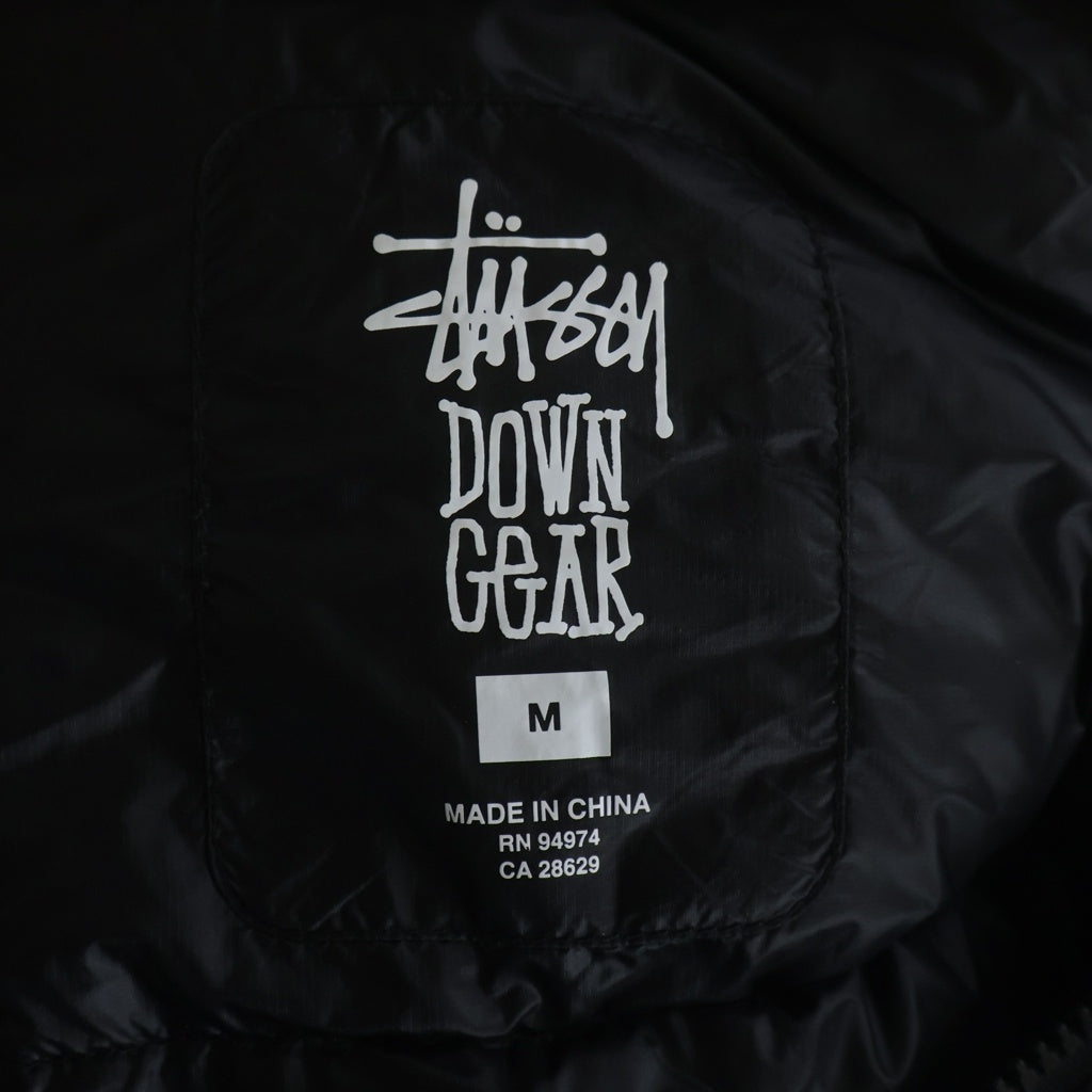 STUSSY(ステューシー) MICRO RIPSTOP DOWN JACKET マイクロリップストップ ダウンジャケット ナイロン ブラック