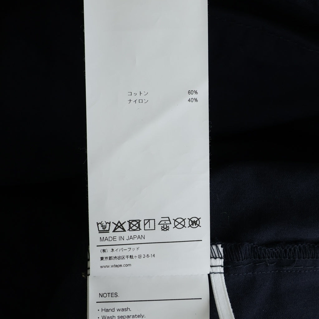 WTAPS(ダブルタップス) 26SS JMOD / LS / NYCO. WEATHER. CORDURA バックプリントファティーグジャケット ネイビー 261WVDT-SHM02