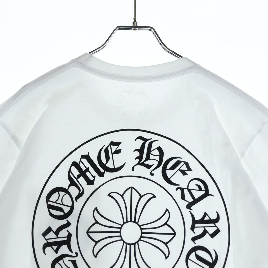 CHROME HEARTS(クロムハーツ) CH T-SHIRT バックホースシュープリント 半袖Tシャツ ホワイト