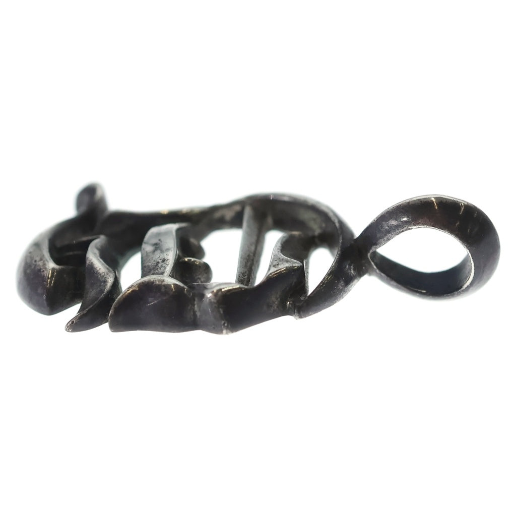 CHROME HEARTS(クロムハーツ) CH バーティカルロゴ チャーム ネックレストップ シルバー