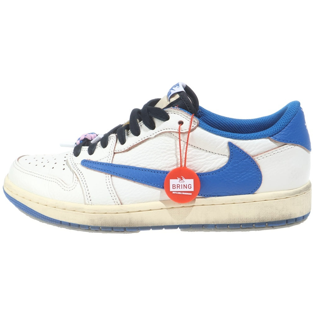 NIKE(ナイキ) ×Travis Scott ×fragment design AIR JORDAN 1 LOW OG DM7866-104 ×トラヴィススコット×フラグメントデザイン エアジョーダン1 OG ローカットスニーカー