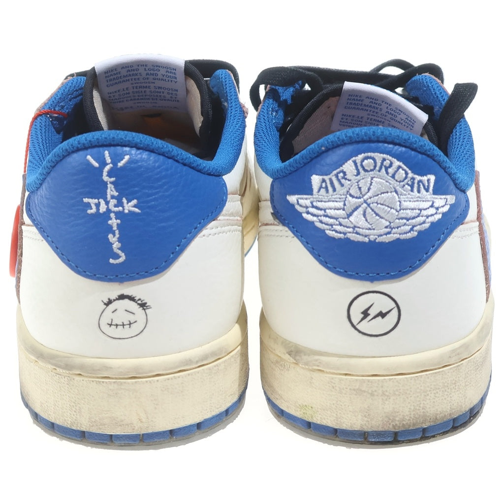 NIKE(ナイキ) ×Travis Scott ×fragment design AIR JORDAN 1 LOW OG DM7866-104 ×トラヴィススコット×フラグメントデザイン エアジョーダン1 OG ローカットスニーカー