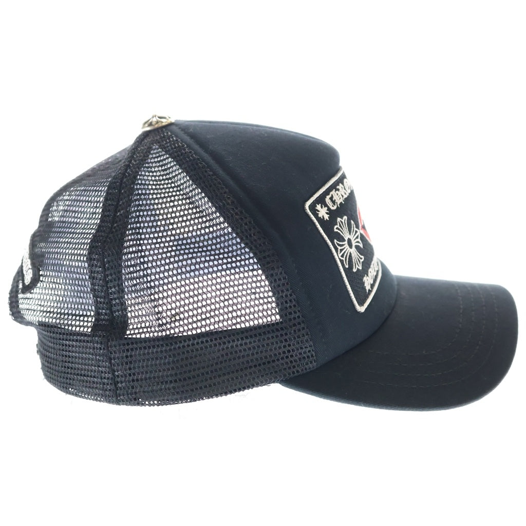 CHROME HEARTS(クロムハーツ) ×MATTY BOY CHOMPER TRUCKER CAP マッティボーイ チョンパー ロゴ刺繍 メッシュ トラッカーキャップ 帽子 ブラック