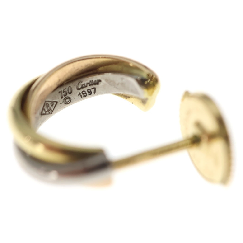 Cartier(カルティエ) トリニティ ピアス Au750 K18 YG/WG ゴールド×ホワイトゴールド レディース