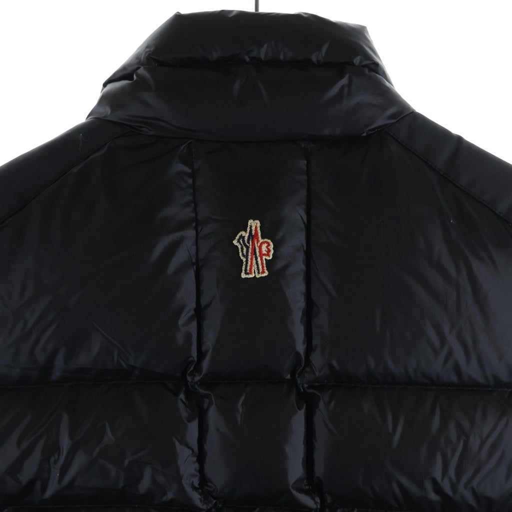MONCLER(モンクレール) KOSTEMBERG GILET バックロゴパッチ ジップアップ ナイロンダウンベスト ブラック 120974330605
