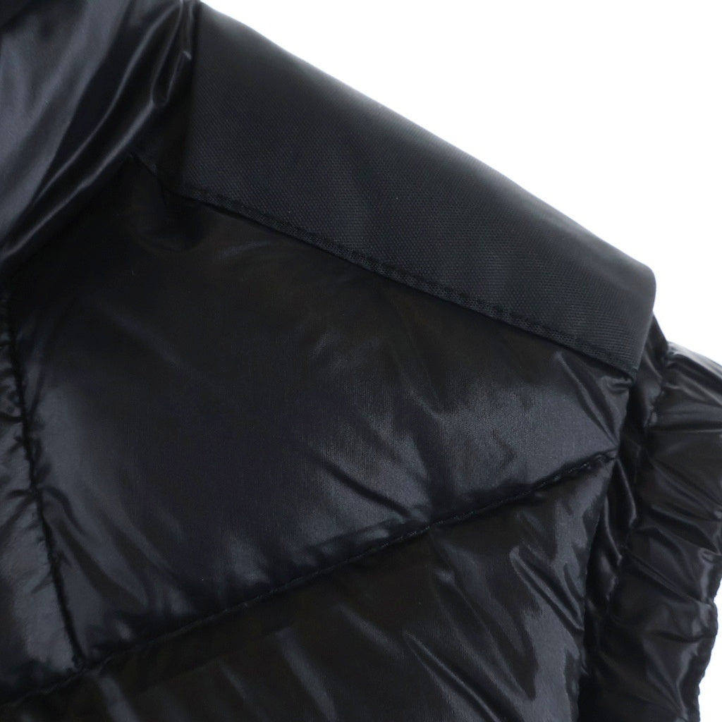MONCLER(モンクレール) KOSTEMBERG GILET バックロゴパッチ ジップアップ ナイロンダウンベスト ブラック 120974330605