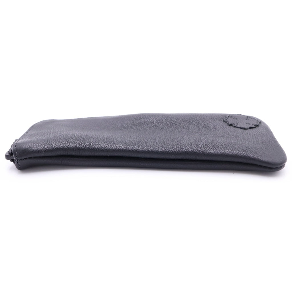 CHROME HEARTS(クロムハーツ) CASE ダガージップ レザーアイウェアケース 眼鏡ケース ブラック