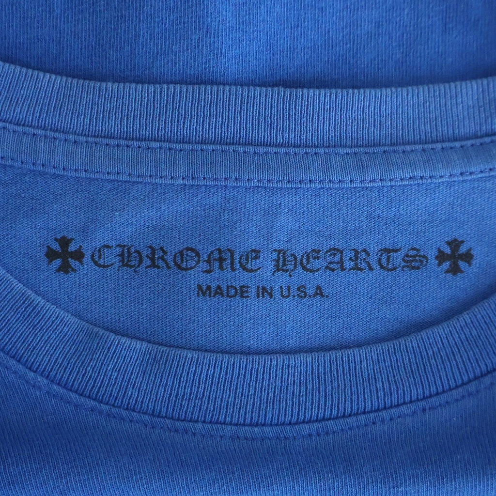 CHROME HEARTS(クロムハーツ) ×MATTY BOY PPO SPACE TEE マッティーボーイ スペース クルーネック 長袖Tシャツ カットソー ブルー