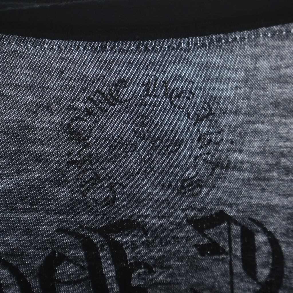 CHROME HEARTS(クロムハーツ) ARCH LOGO FUCK YOU バックアーチロゴ ファックユー プリント長袖カットソー ブラック