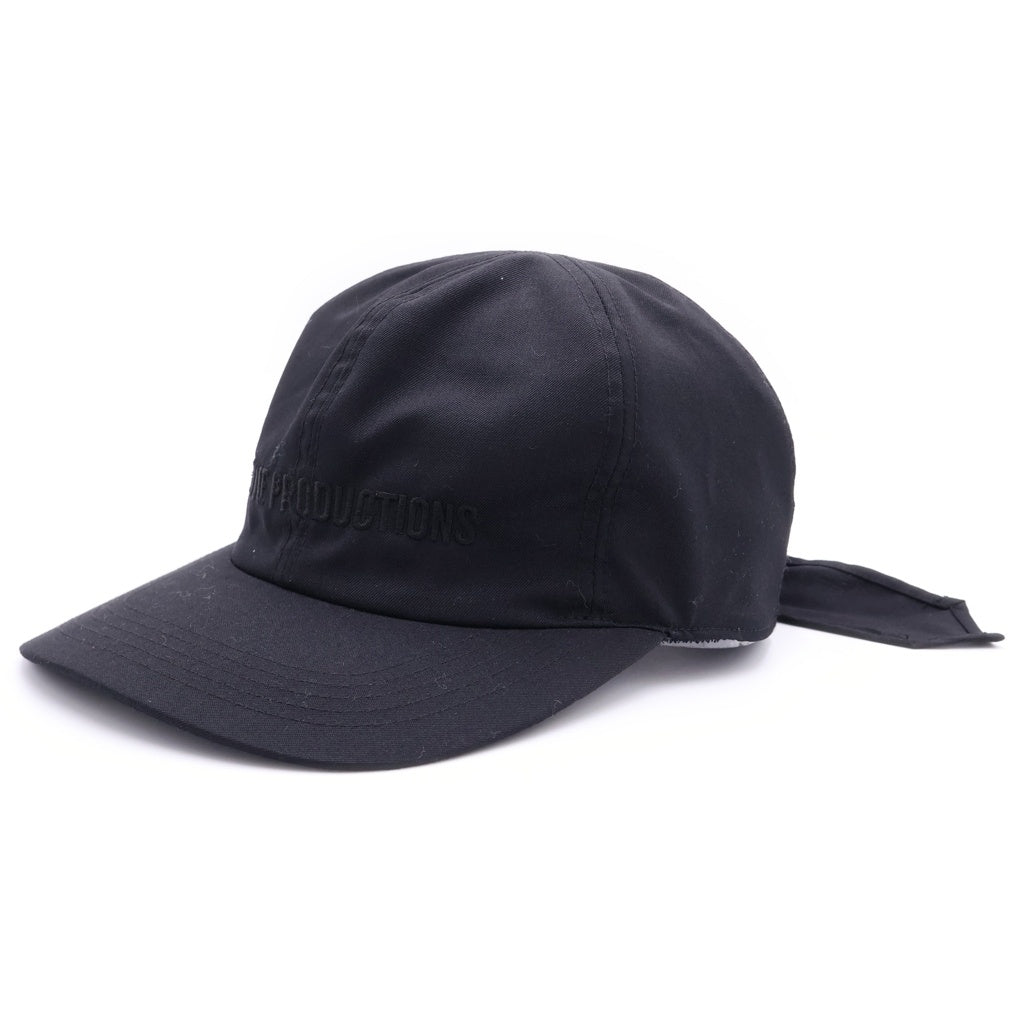 COOTIE PRODUCTIONS(クーティー プロダクションズ) 25SS Comfort Merino Saxony 6 Panel Tie Cap コンフォートメリノザクセン 6パネルタイキャップ 帽子 ブラック