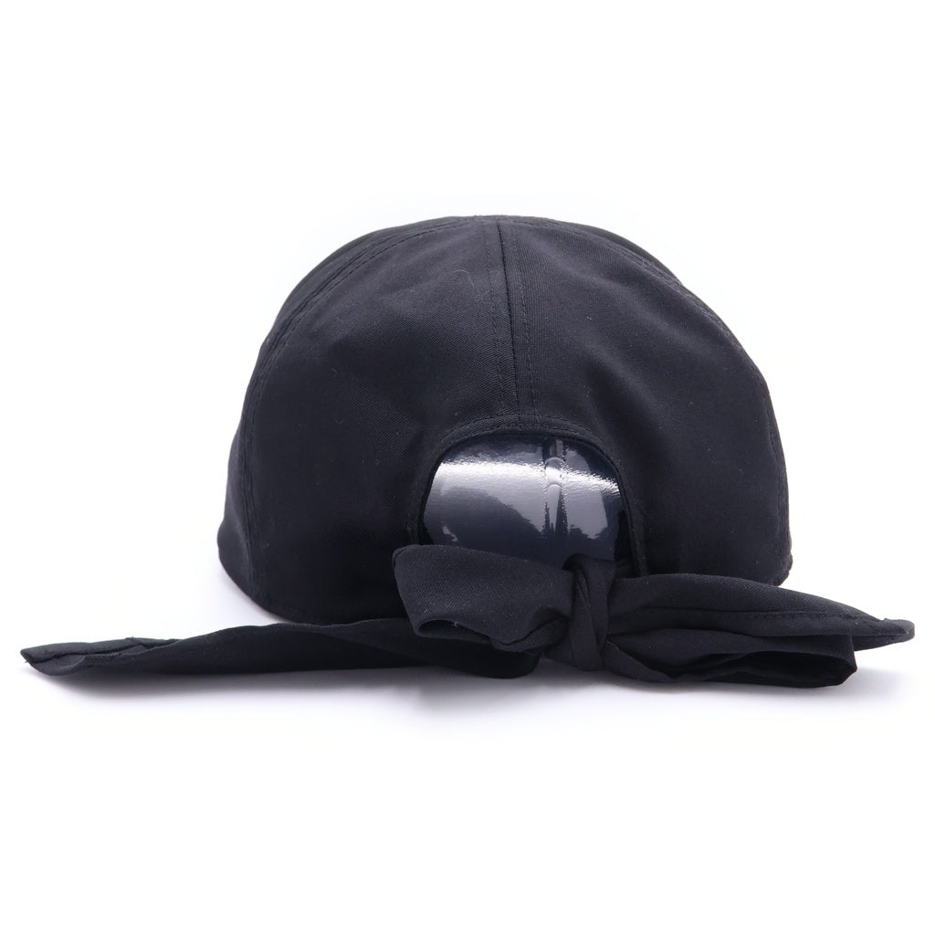 COOTIE PRODUCTIONS(クーティー プロダクションズ) 25SS Comfort Merino Saxony 6 Panel Tie Cap コンフォートメリノザクセン 6パネルタイキャップ 帽子 ブラック
